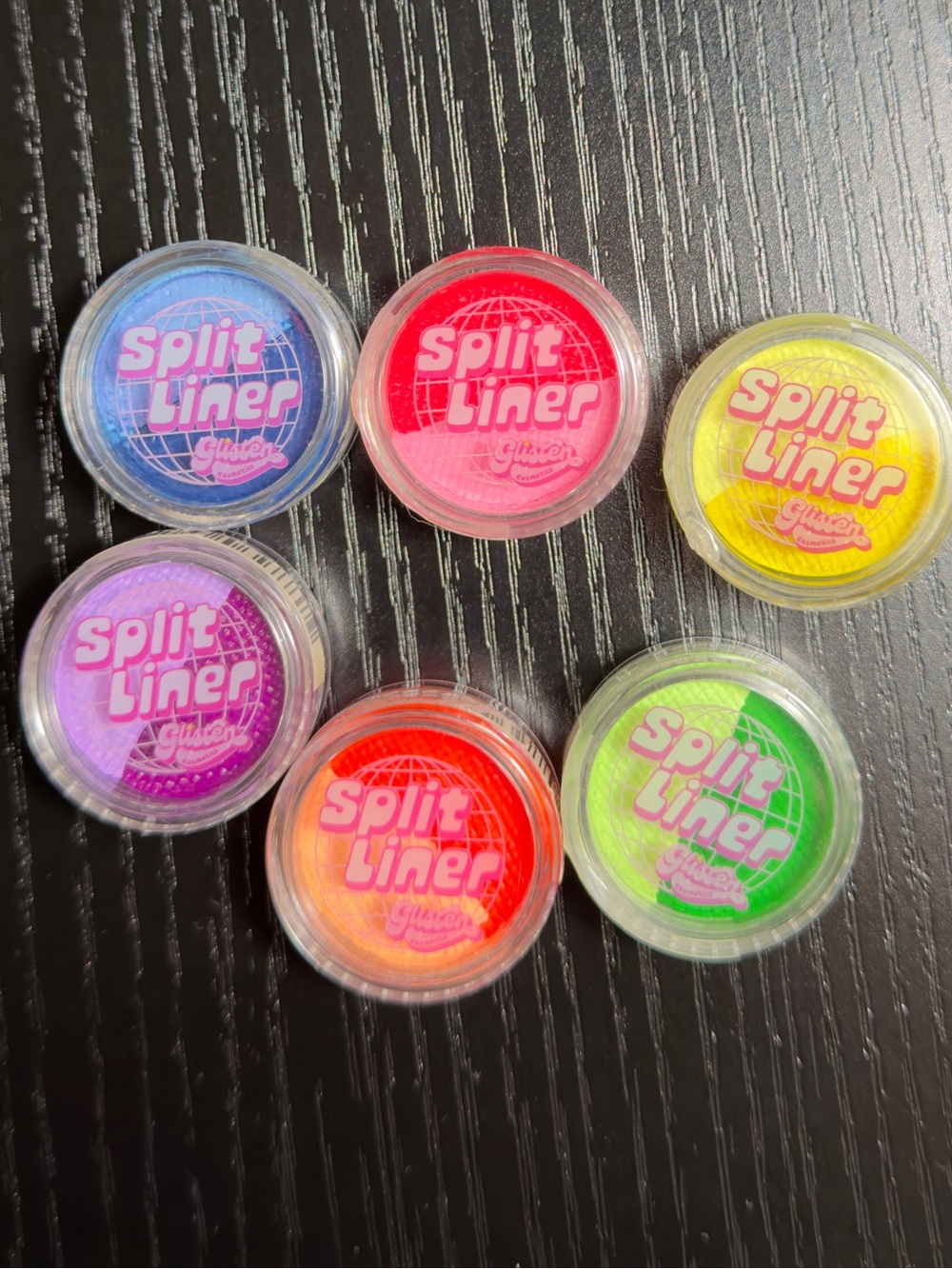 6 pack of Split Liner - Eyeliner - Glisten Cosmetics